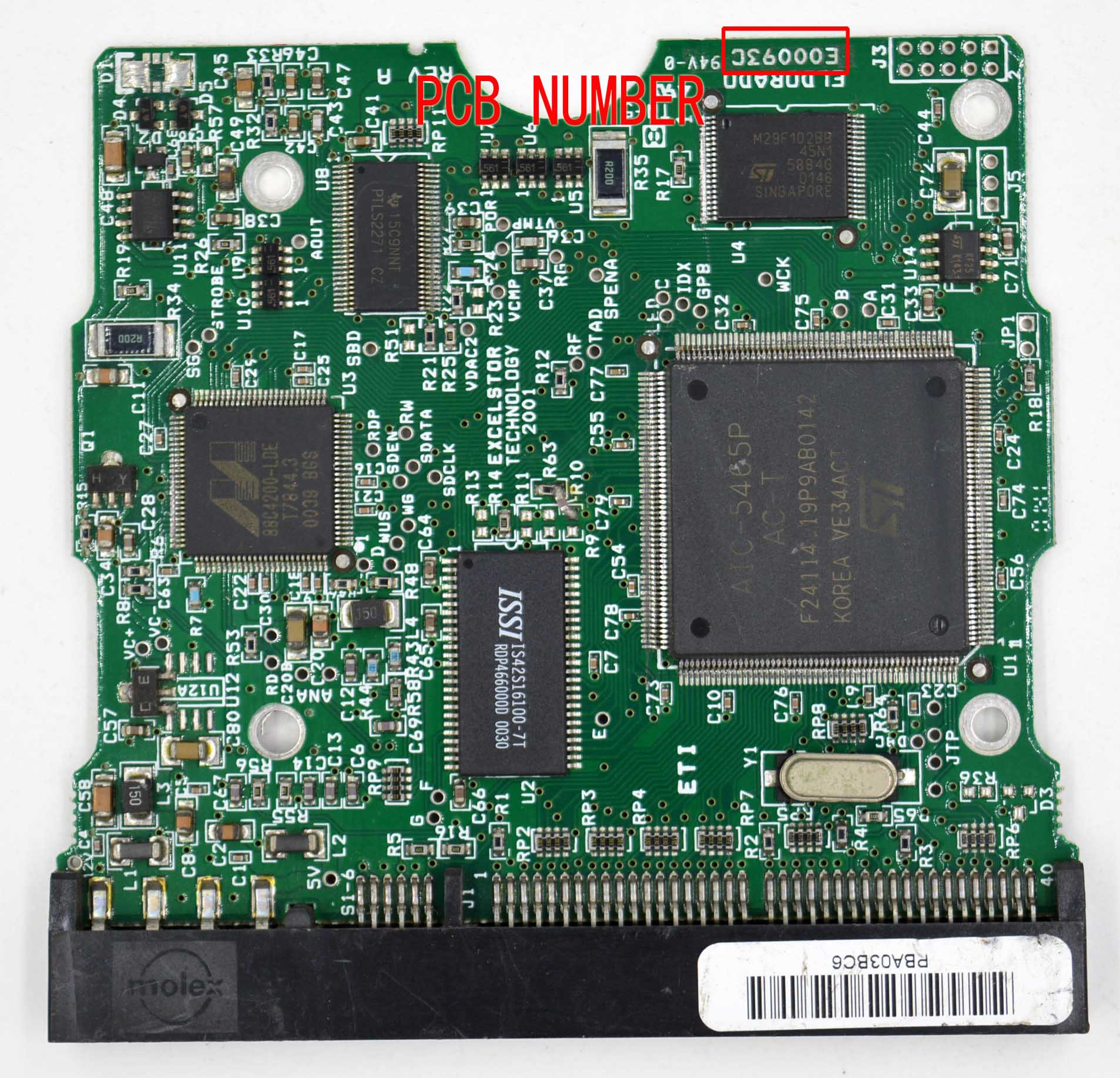 (image for) Hard Drive PCB Board for samsung Logic Board E00093C