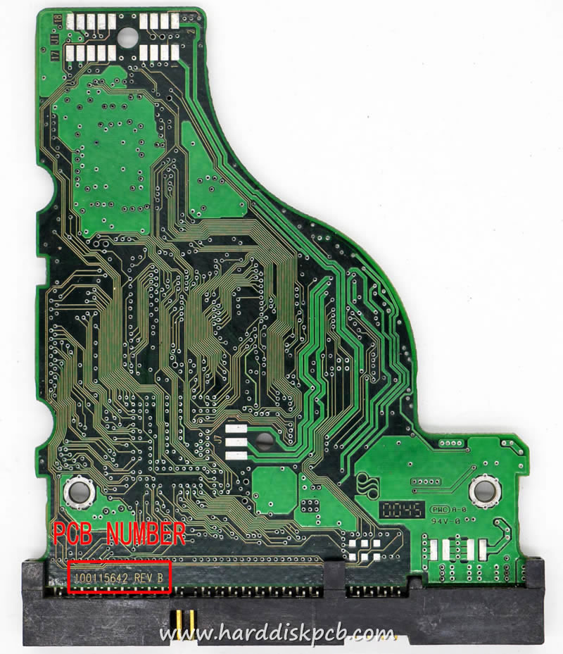 (image for) HDD PCB Seagate Logic Board 100115642 REV B