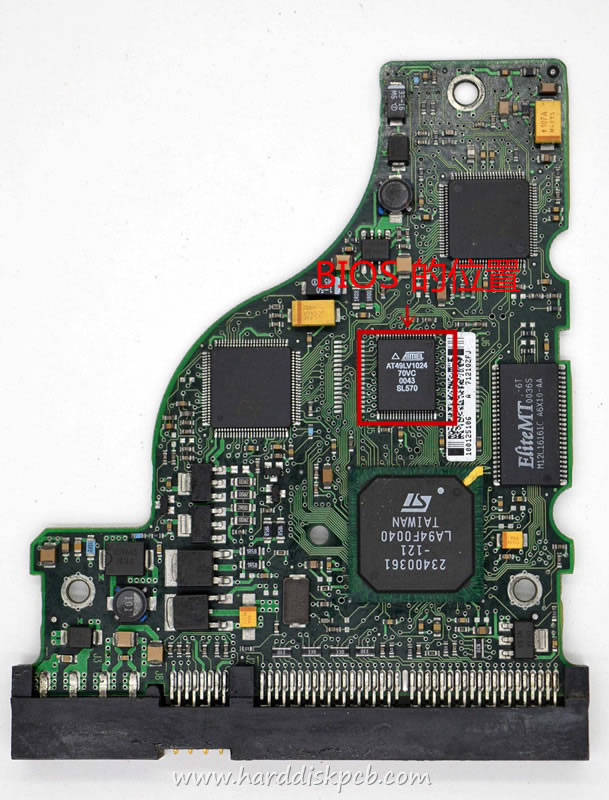 (image for) HDD PCB Seagate Logic Board 100115642 REV B