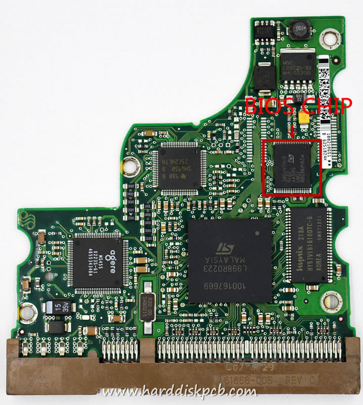 (image for) HDD PCB Seagate Logic Board 100151017 REV A