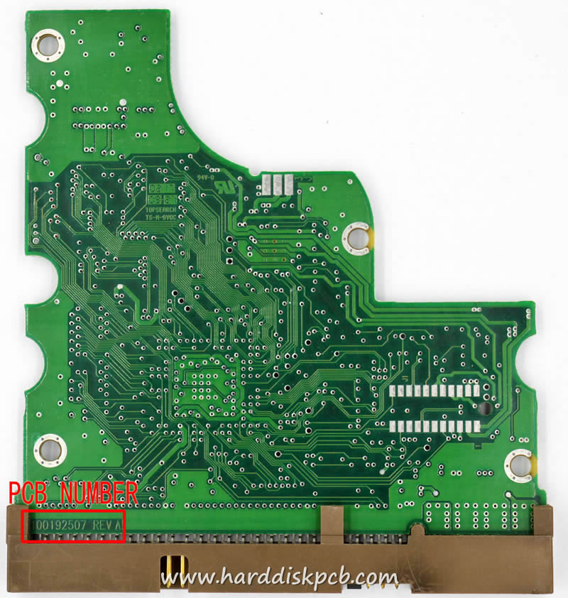 (image for) HDD PCB Seagate Logic Board 100192507 REV A