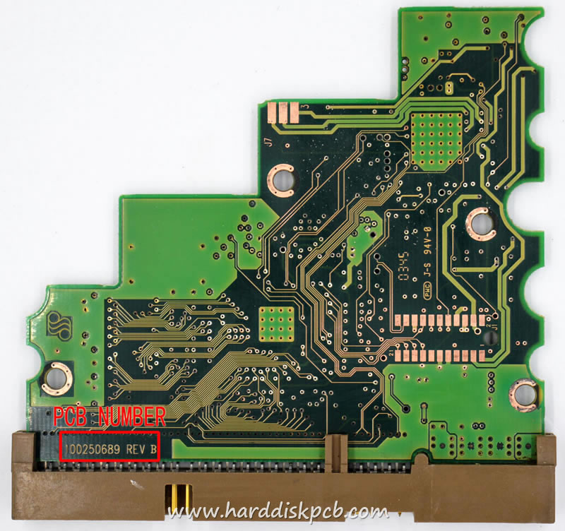 (image for) HDD PCB Seagate Logic Board 100250689 REV B