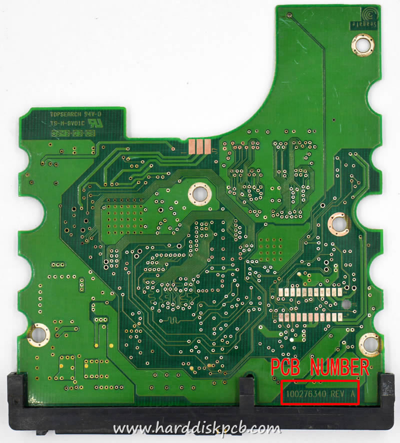 (image for) HDD PCB Seagate Logic Board 100276340 REV A