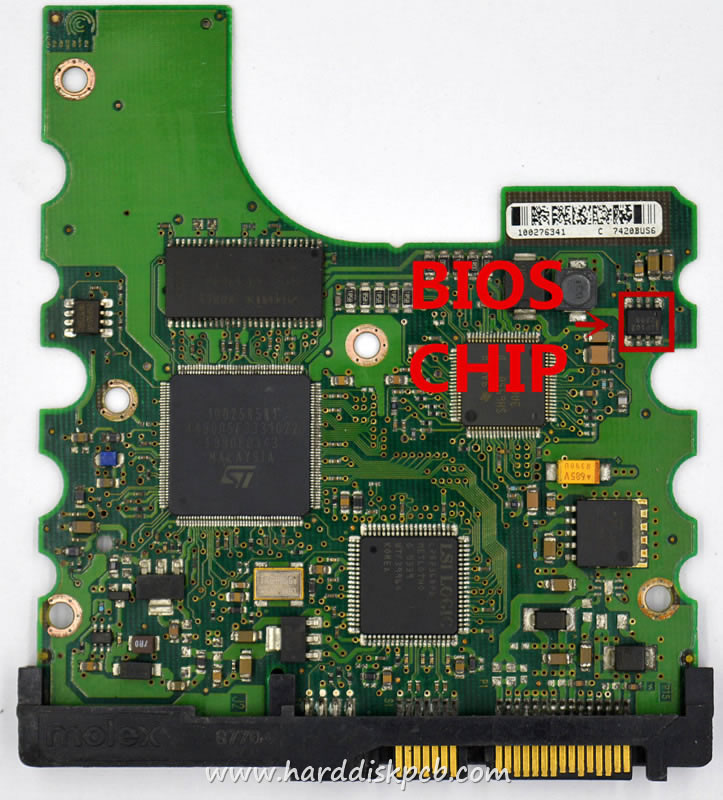 (image for) HDD PCB Seagate Logic Board 100276340 REV A