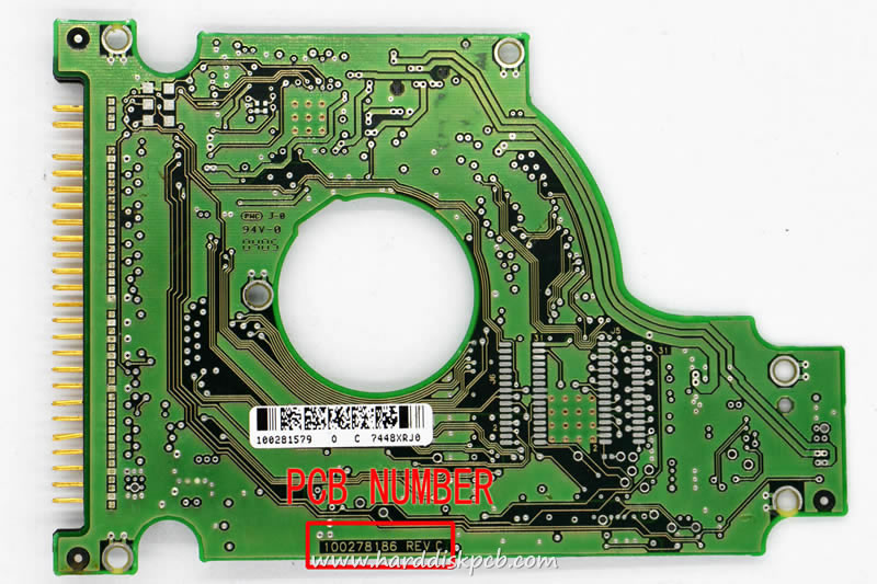 (image for) HDD PCB Seagate Logic Board 100278186 REV C