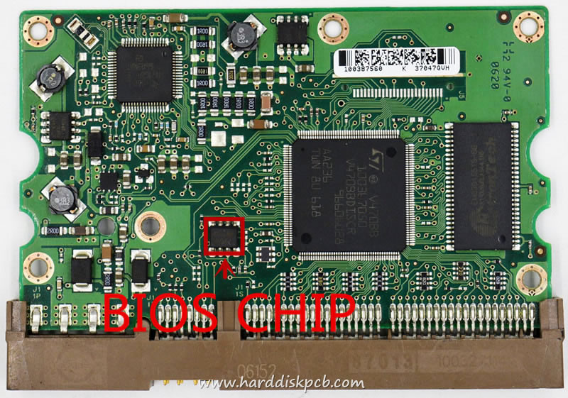 (image for) HDD PCB Seagate Logic Board 100387574 REV A