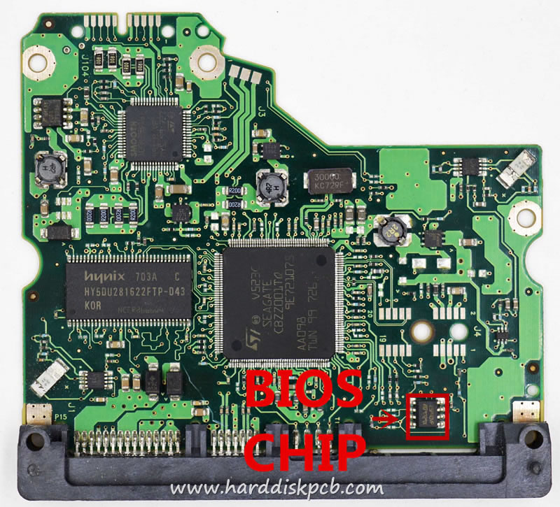 (image for) ST31000340AS Seagate PCB Controller Circuit Board 100466824 REV C