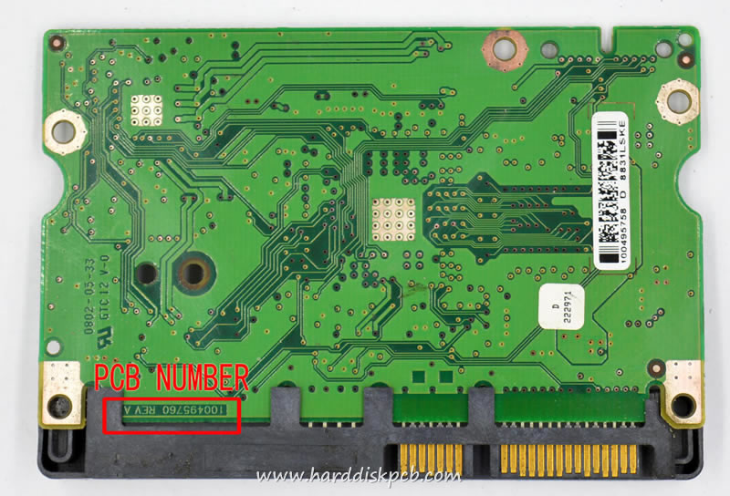 (image for) HDD PCB Seagate Logic Board 100495760 REV A