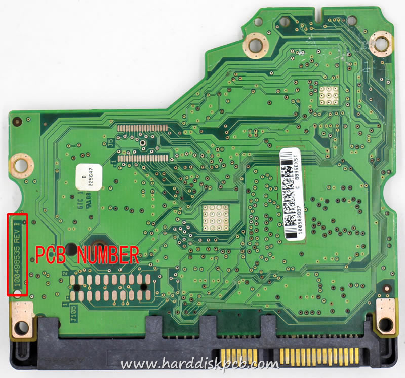 (image for) HDD PCB Seagate Logic Board 100498535 REV B 100502887