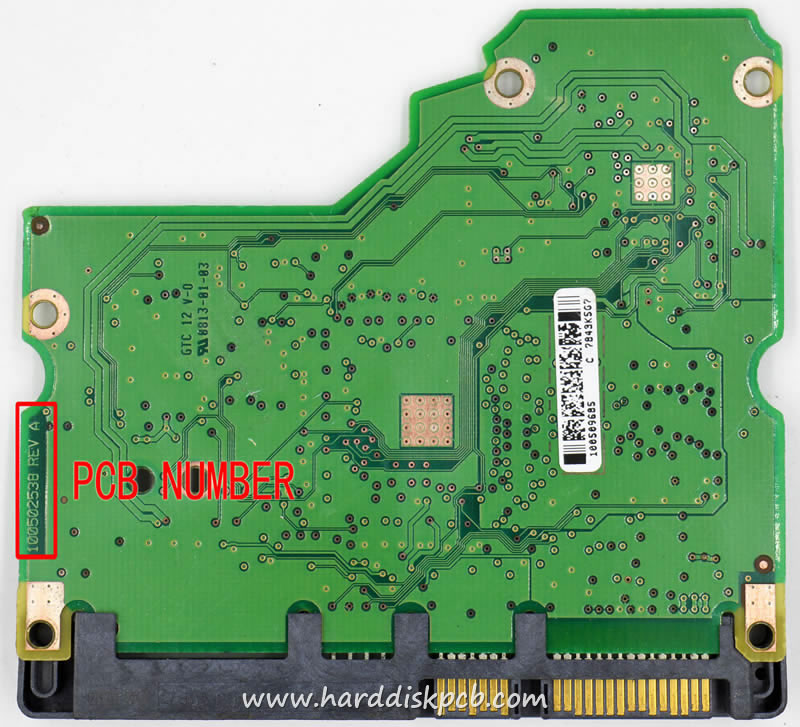 (image for) HDD PCB Seagate Logic Board 100502538 REV A