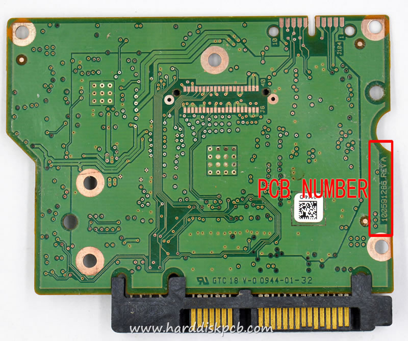 (image for) ST1000DL002 Seagate PCB Controller Circuit Board 100591286 REV A