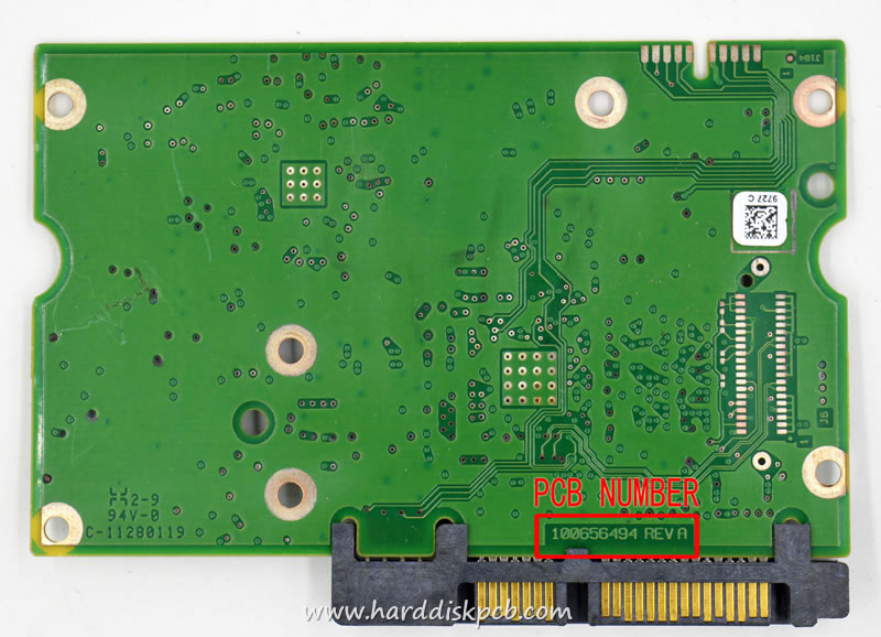 (image for) HDD PCB Seagate Logic Board 100656494 REV A