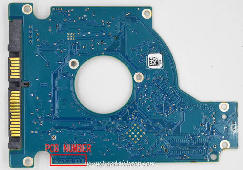 (image for) HDD PCB Seagate Logic Board 100657576 REV B