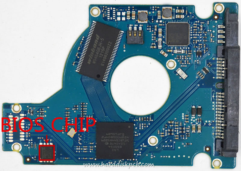 (image for) HDD PCB Seagate Logic Board 100664637 REV A