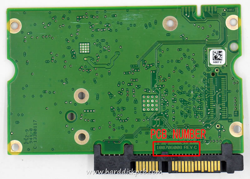 (image for) HDD PCB Seagate Logic Board 100706008 REV C