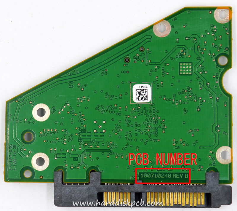 (image for) HDD PCB Seagate Logic Board 100710248