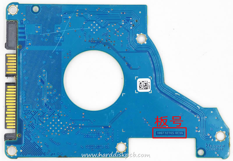 (image for) Seagate LAPTOP UITRATHIN HDD 500GB ST500LT302 HDD PCB 100732745 REV A 3487 a