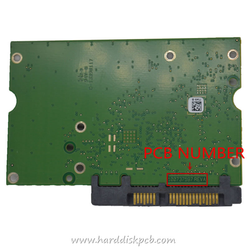 (image for) seagate HDD PCB Logic Board 100747597 REV A