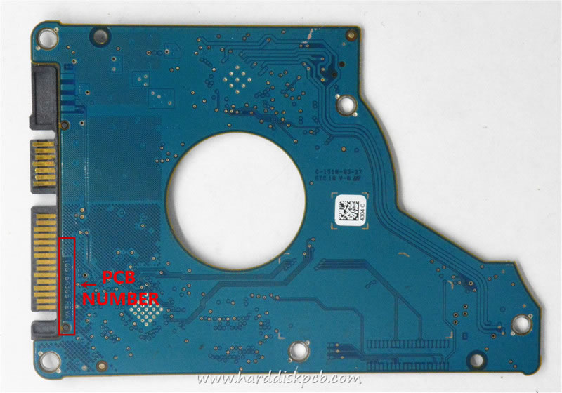 (image for) Seagate laptop ultrathin HDD ST750LM028 HDD PCB Logic Board 100754305 REVA