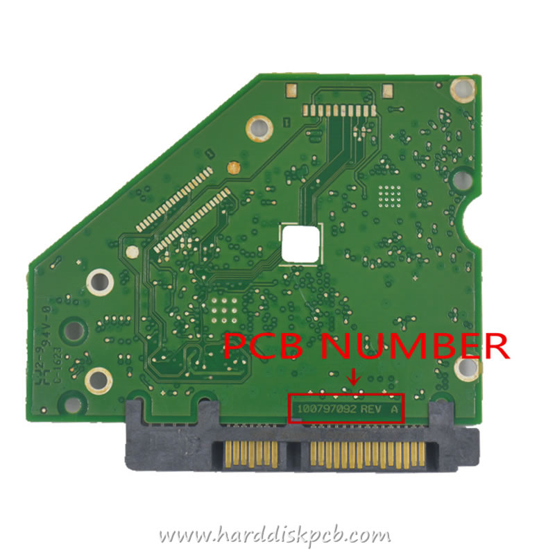 HDD PCB Seagate Logic Board 100797092 REV A (image for) HDD PCB Seagate Logic Board 100797092 REV A
