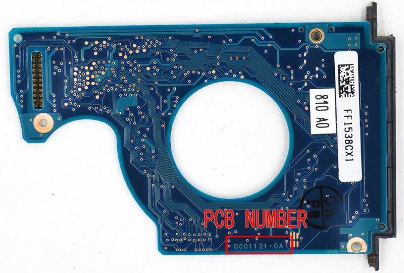 (image for) TOSHIBA HDD PCB Logic Board A5A001121010