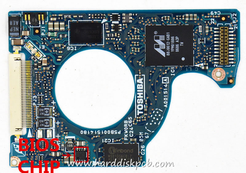 (image for) HDD PCB TOSHIBA Logic Board G001514-OC