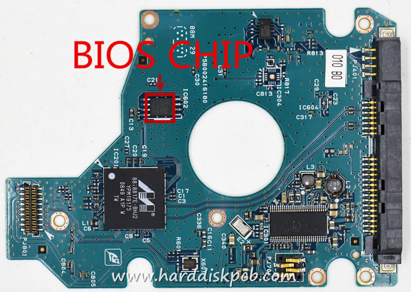 (image for) TOSHIBA HDD PCB Logic Board G002416-0A