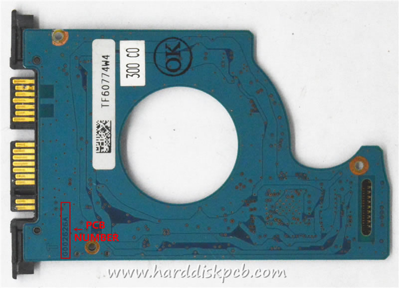 (image for) HDD PCB TOSHIBA Logic Board G002626A