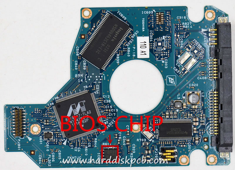 (image for) TOSHIBA MK5065GSX HDD2H82 HDD PCB Logic Board G002641A