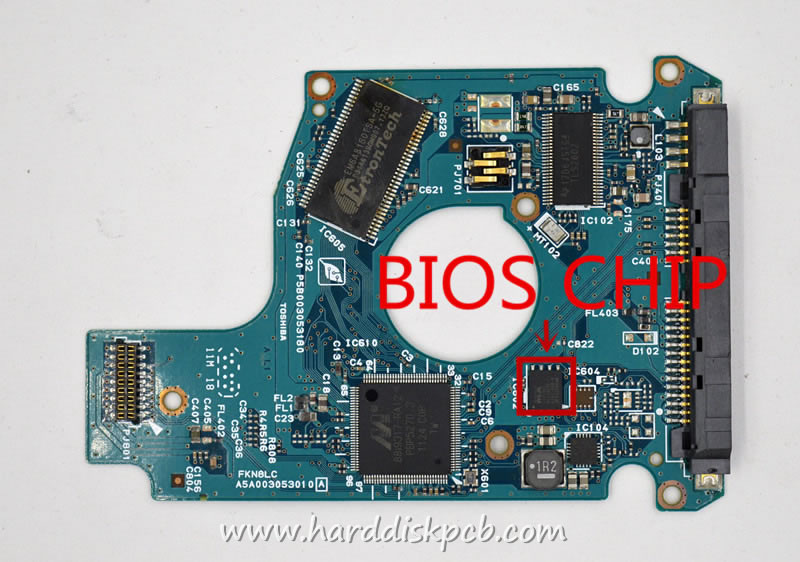 (image for) TOSHIBA HDD PCB Logic Board G003053A