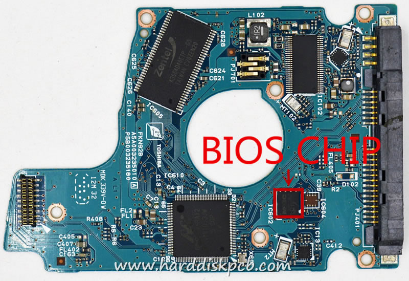 (image for) TOSHIBA HDD PCB Logic Board G003235A