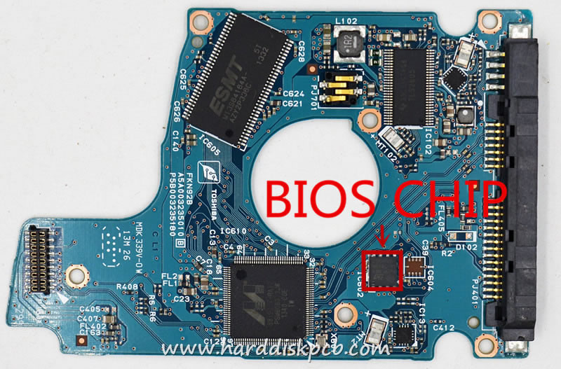 (image for) TOSHIBA HDD PCB Logic Board G003235C