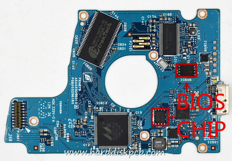 (image for) HDD PCB TOSHIBA Logic Board G003296A