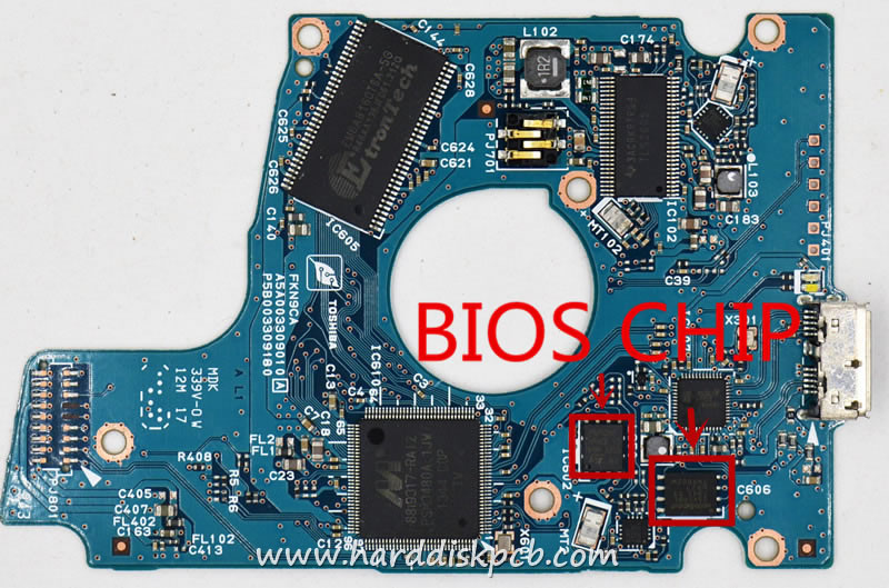 (image for) TOSHIBA HDD PCB Logic Board G003309A