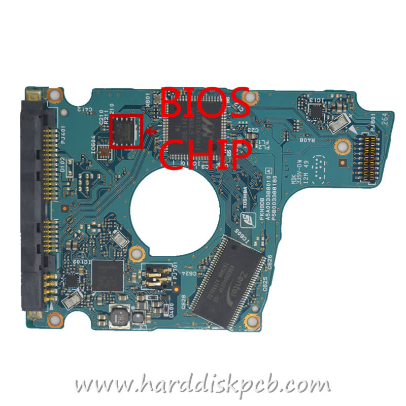 (image for) TOSHIBA HDD PCB Logic Board G3388A