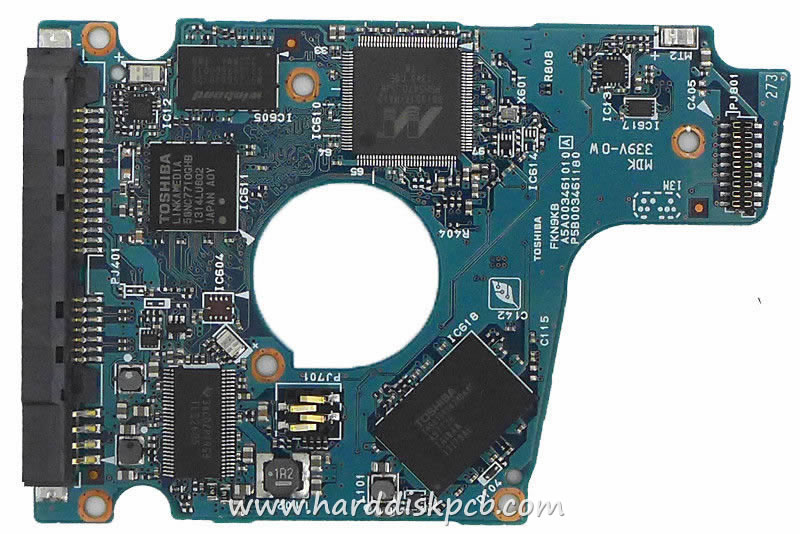 (image for) MQ01ABD075H MQ01ABD100H TOSHIBA HDD PCB Logic Board G3461A