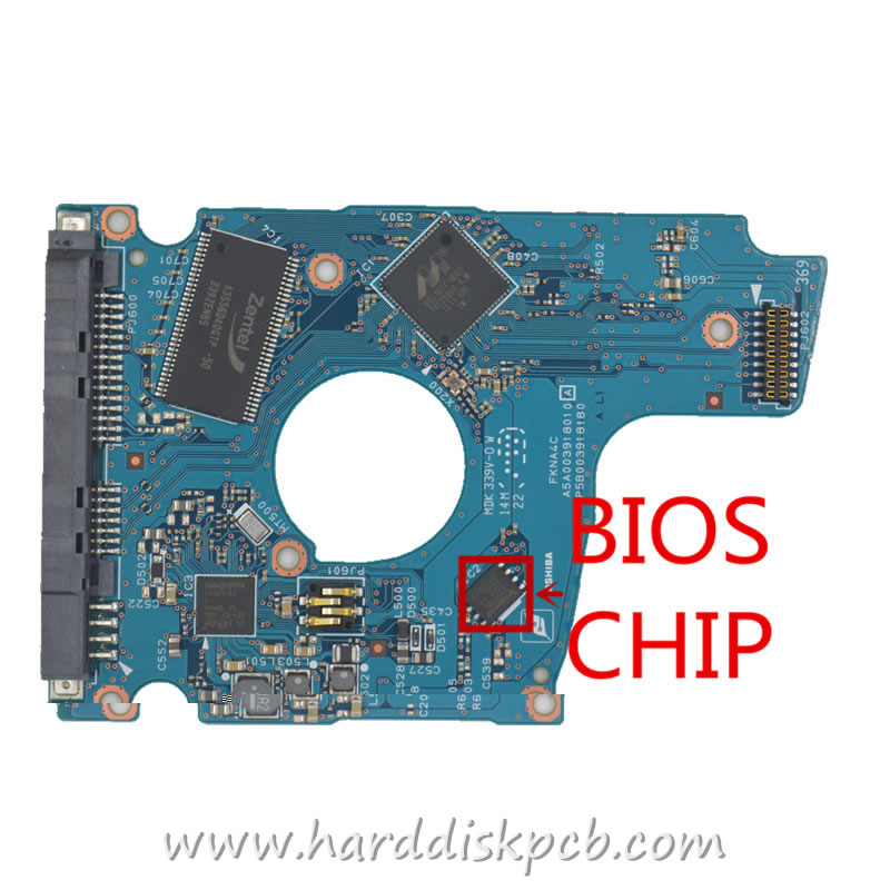 (image for) MQ03ABB300, AA00 JP050U, HDKFB06AZA01 TOSHIBA HDD PCB TOSHIBA Logic Board G3918A