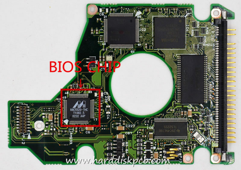 (image for) TOSHIBA HDD PCB Logic Board G5B000043000-A