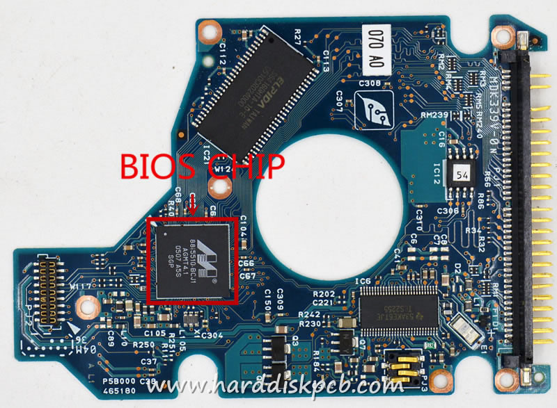 (image for) TOSHIBA HDD PCB Logic Board G5B000465000-A 