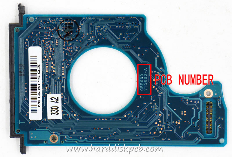 (image for) TOSHIBA HDD PCB Logic Board G5B000713000-A