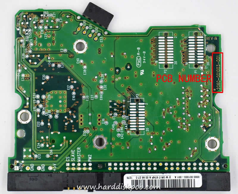 (image for) HDD PCB Western Digital Logic Board 2060-001003-001, 0000 001003-000