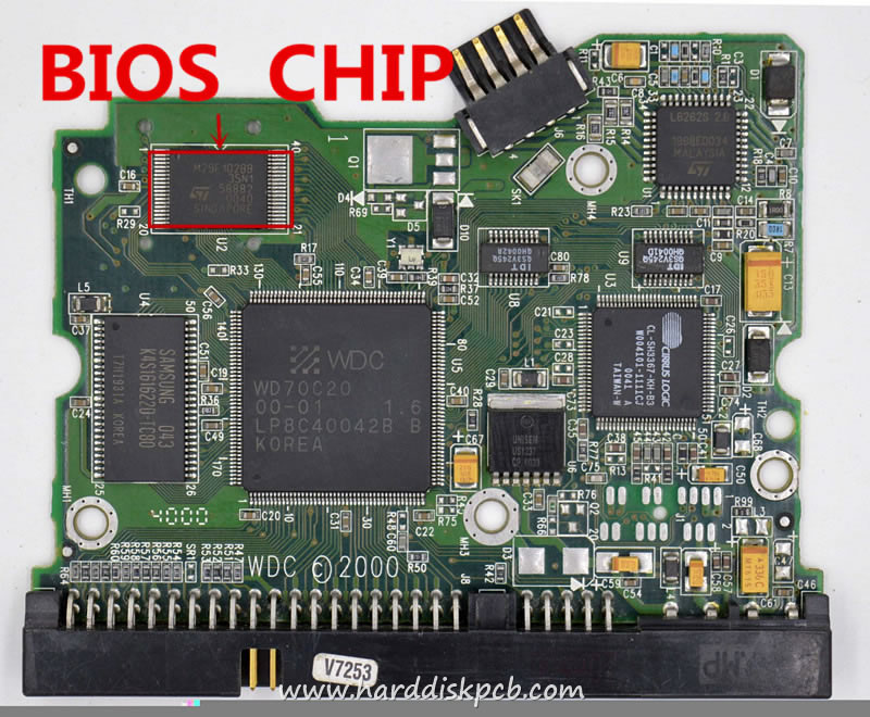 (image for) HDD PCB Western Digital Logic Board 2060-001068-001 0000 001068-000