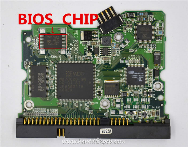 (image for) HDD PCB Western Digital Logic Board 2060-001076-002, 0000 001076-000