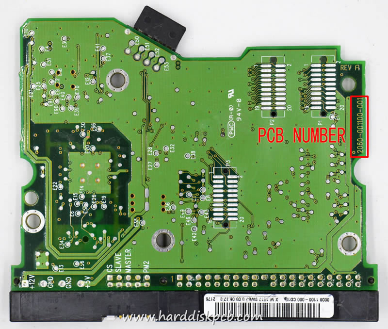 (image for) HDD PCB Western Digital Logic Board 2060-001100-001 0000 1100-000