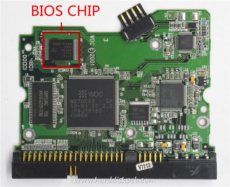 (image for) HDD PCB Western Digital Logic Board 2060-001100-003 0000 001100-100T