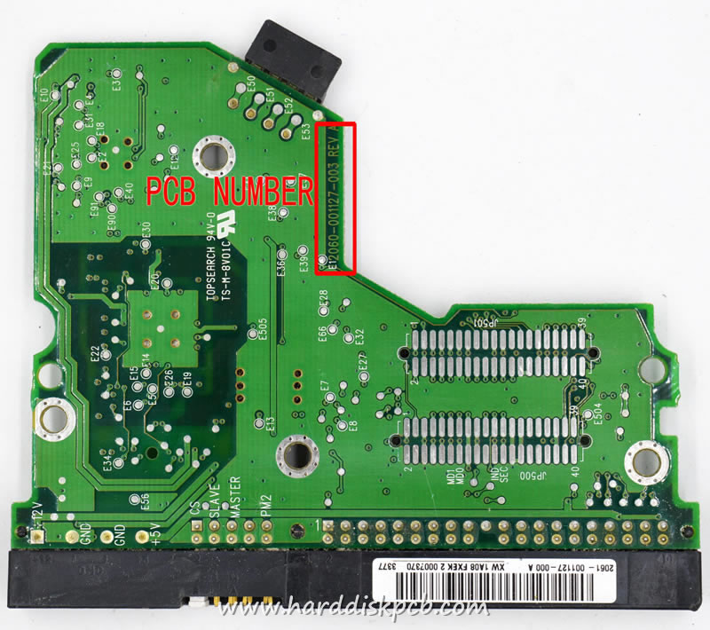 (image for) HDD PCB Western Digital Logic Board 2060-001127-003 2061-001127-000