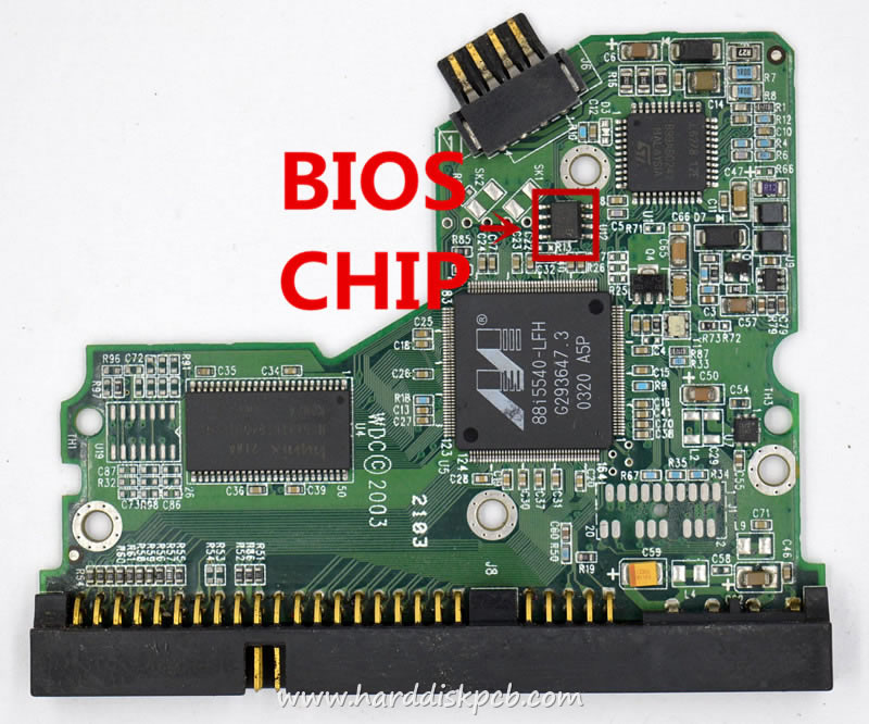 (image for) HDD PCB Western Digital Logic Board 2060-001130-007 Sticker D3A1-001130-000