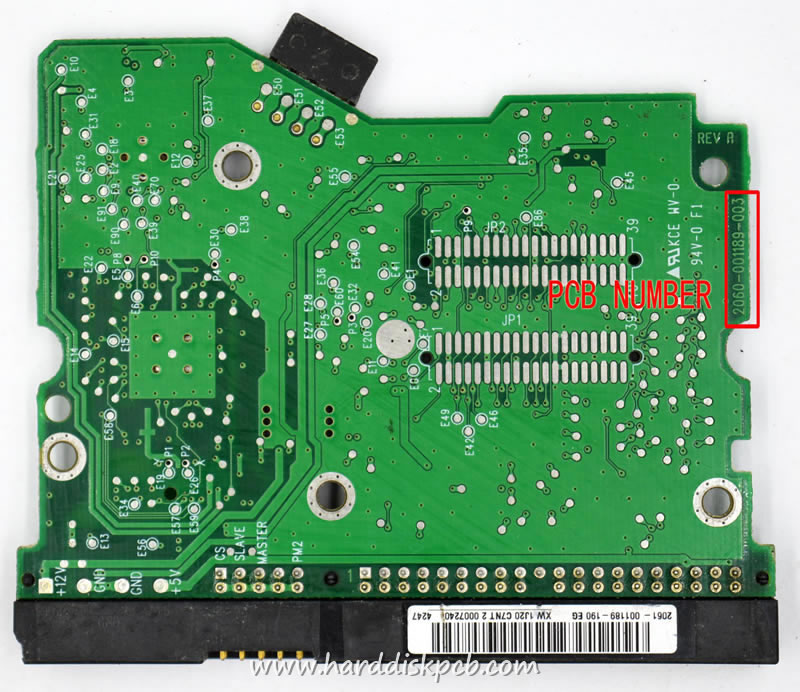 (image for) HDD PCB Western Digital Logic Board 2060-001189-003 2061-001189-190