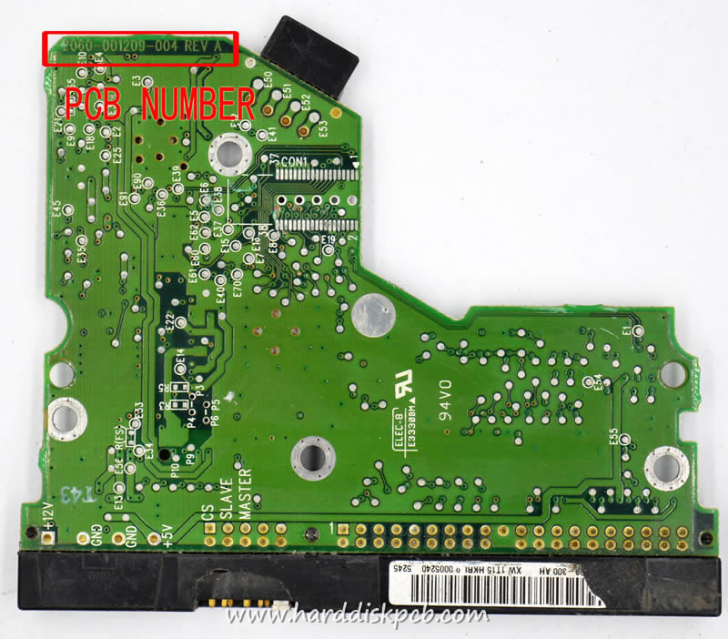 (image for) HDD PCB Western Digital Logic Board 2060-001209-004 2061-001209-300