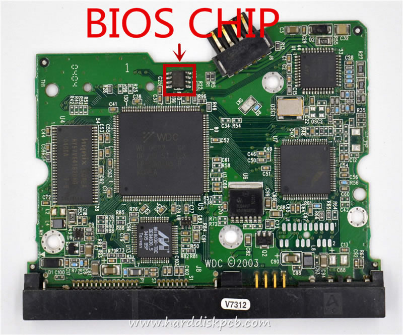 (image for) HDD PCB Western Digital Logic Board 2060-001215-003 2061-001215-400